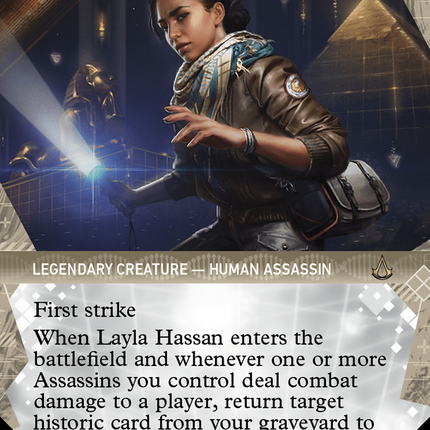Layla Hassan (Showcase) (Borderless) [Assassin's Creed] Foil
