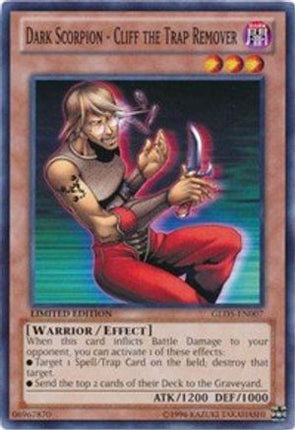 Dark Scorpion - Cliff the Trap Remover (Common / Short Print) [GLD5-EN007] Limited