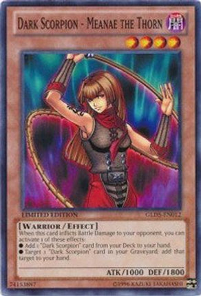 Dark Scorpion - Meanae the Thorn (Common / Short Print) [GLD5-EN012] Limited