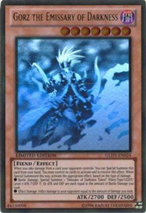 Gorz the Emissary of Darkness (Ghost/Gold Rare) [GLD5-EN024] Limited