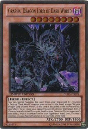 Grapha, Dragon Lord of Dark World (Gold Rare) [GLD5-EN028] Limited