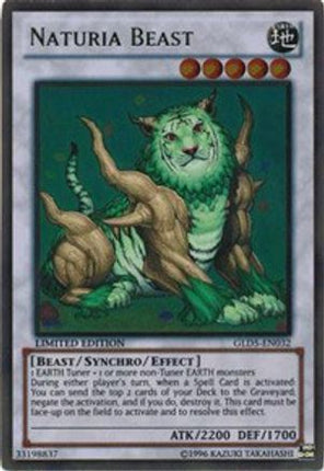 Naturia Beast (Gold Rare) [GLD5-EN032] Limited