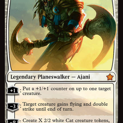 Ajani, Caller of the Pride [Foundations] Foil