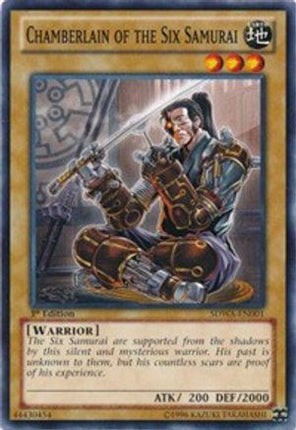 Chamberlain of the Six Samurai (Common / Short Print) [SDWA-EN001] Structure Deck: Samurai Warlords 1st Edition