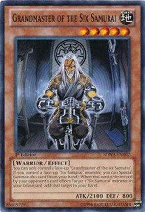 Grandmaster of the Six Samurai (Common / Short Print) [SDWA-EN002] Structure Deck: Samurai Warlords 1st Edition