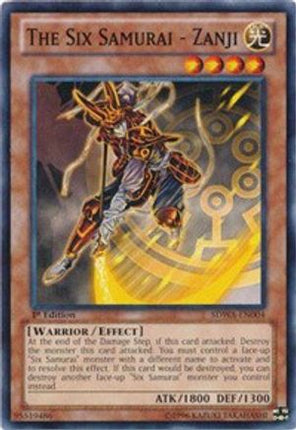 The Six Samurai - Zanji (Common / Short Print) [SDWA-EN004] Structure Deck: Samurai Warlords 1st Edition