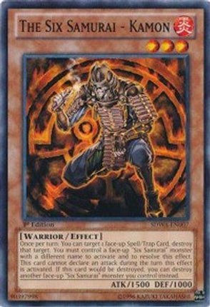 The Six Samurai - Kamon (Common / Short Print) [SDWA-EN007] Structure Deck: Samurai Warlords 1st Edition