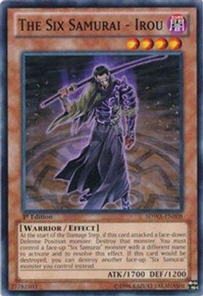 The Six Samurai - Irou (Common / Short Print) [SDWA-EN008] Structure Deck: Samurai Warlords 1st Edition