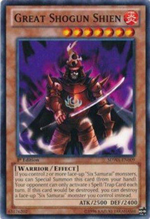 Great Shogun Shien (Common / Short Print) [SDWA-EN009] Structure Deck: Samurai Warlords 1st Edition