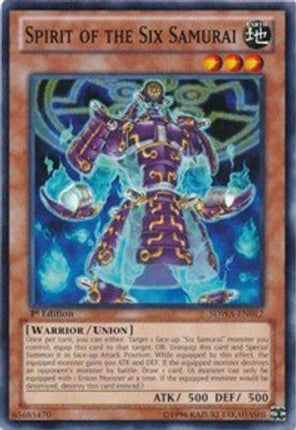 Spirit of the Six Samurai (Common / Short Print) [SDWA-EN012] Structure Deck: Samurai Warlords 1st Edition
