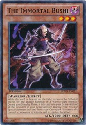 The Immortal Bushi (Common / Short Print) [SDWA-EN014] Structure Deck: Samurai Warlords 1st Edition