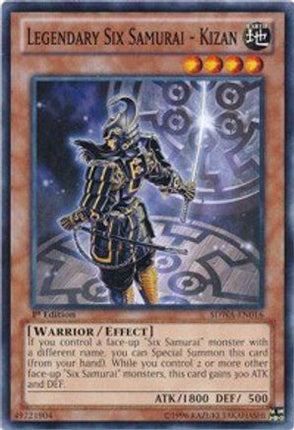 Legendary Six Samurai - Kizan (Common / Short Print) [SDWA-EN016] Structure Deck: Samurai Warlords 1st Edition