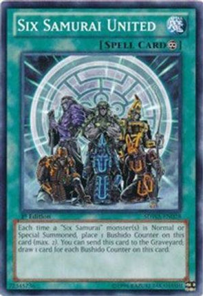 Six Samurai United (Common / Short Print) [SDWA-EN028] Structure Deck: Samurai Warlords 1st Edition