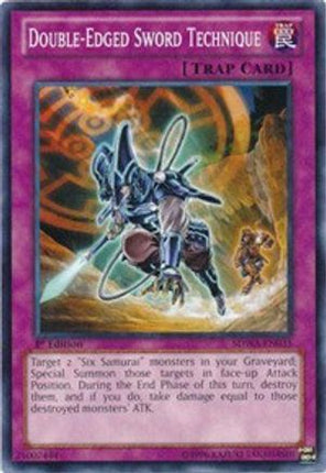 Double-Edged Sword Technique (Common / Short Print) [SDWA-EN035] Structure Deck: Samurai Warlords 1st Edition