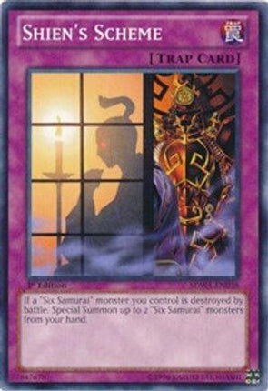 Shien's Scheme (Common / Short Print) [SDWA-EN038] Structure Deck: Samurai Warlords 1st Edition