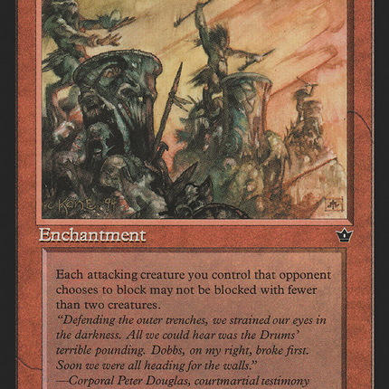 Goblin War Drums (Ferguson) [Fallen Empires]