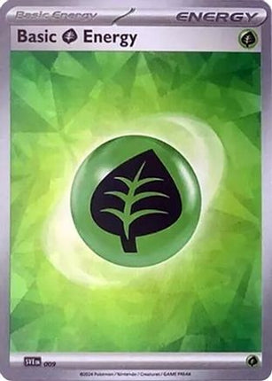 Basic Grass Energy (Cracked Ice Holo) - 9/null [SVE: Scarlet & Violet Energies] Holofoil