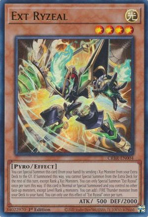 Ext Ryzeal [CRBR-EN004] Ultra Rare 1st Edition