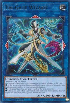 Tri-Gate Wizard [CRBR-EN050] Rare 1st Edition