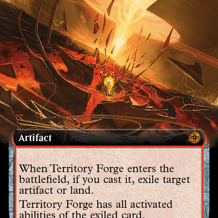 Territory Forge (Extended Art) [The Big Score] Foil