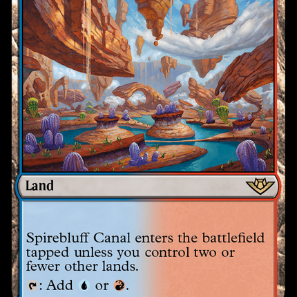 Spirebluff Canal [Outlaws of Thunder Junction] Foil
