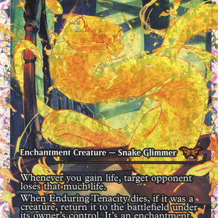 Enduring Tenacity (Showcase) [Duskmourn: House of Horror] Fractured Foil