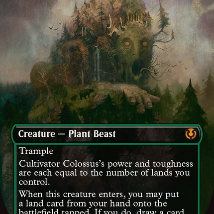 Cultivator Colossus (Borderless) [Innistrad Remastered] Foil