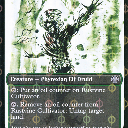 Rustvine Cultivator (Showcase) [Phyrexia: All Will Be One] Step-and-Compleat Foil