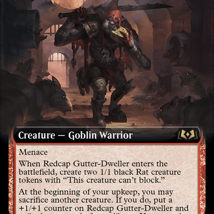 Redcap Gutter-Dweller (Extended Art) [Wilds of Eldraine]