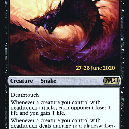 Hooded Blightfang [Core Set 2021 Promos] Prerelease Foil