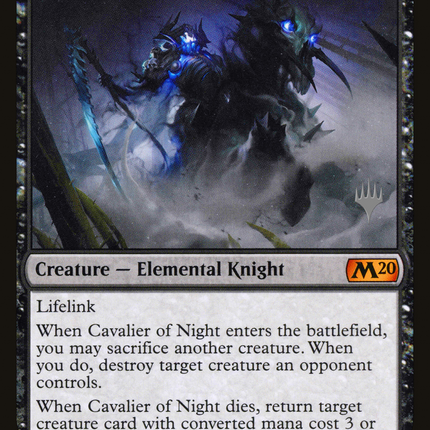 Cavalier of Night [Core Set 2020 Promos]