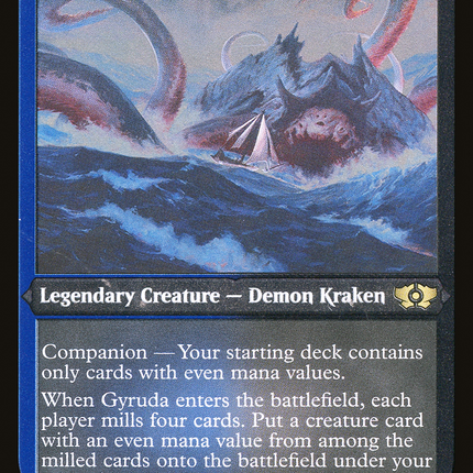 Gyruda, Doom of Depths (companion) [Multiverse Legends] Etched Foil