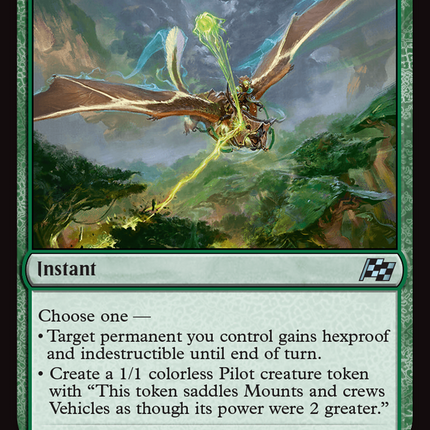 Defend the Rider [Aetherdrift] Foil