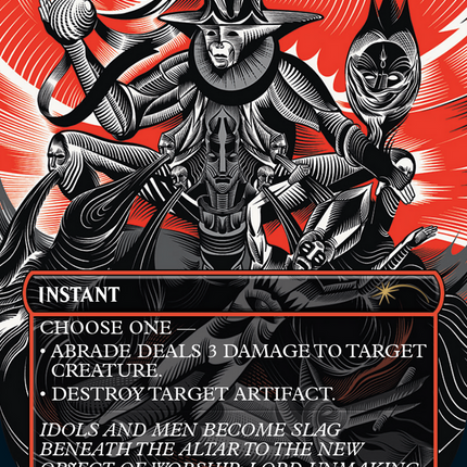 Abrade (Full Art) [Secret Lair Drop]