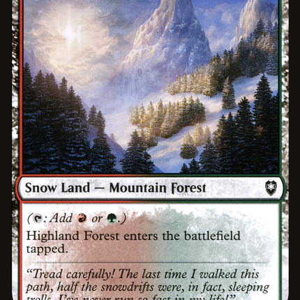 Highland Forest [Commander Legends: Battle for Baldur's Gate]