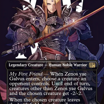 Zenos yae Galvus // Shinryu, Transcendent Rival (Borderless) [FINAL FANTASY] Foil