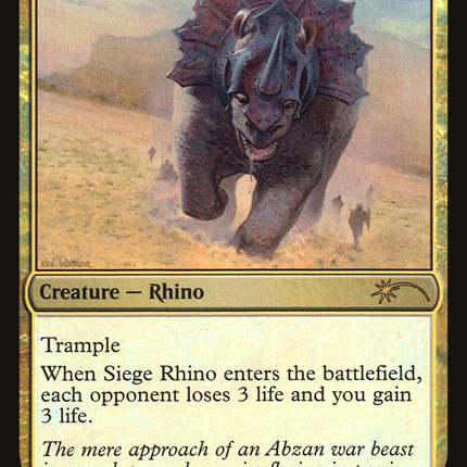 Siege Rhino [Magic Origins Clash Pack] Foil