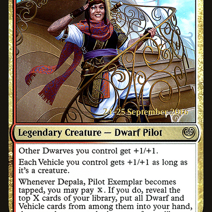 Depala, Pilot Exemplar [Kaladesh Promos] Prerelease Foil