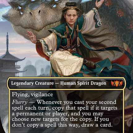 Shiko and Narset, Unified (Borderless) [Tarkir: Dragonstorm Commander] Foil