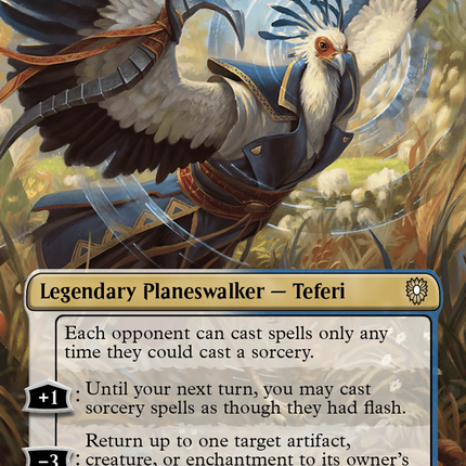 Teferi, Time Raveler (Borderless) [Bloomburrow Commander]