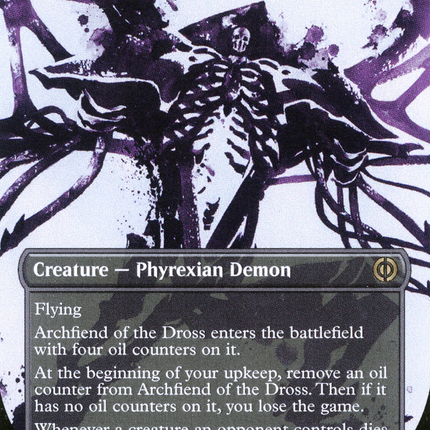 Archfiend of the Dross (Showcase) (Borderless) [Phyrexia: All Will Be One]