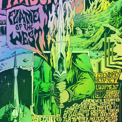 Anduril, Flame of the West (Borderless Poster) (Serialized) [The Lord of the Rings: Tales of Middle-Earth]