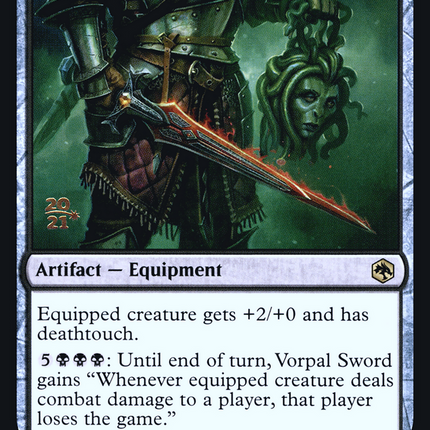 Vorpal Sword [Adventures in the Forgotten Realms Promos] Prerelease Foil