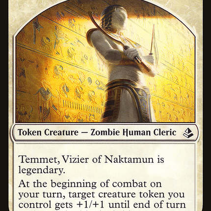 Temmet, Vizier of Naktamun [Amonkhet Tokens] Foil
