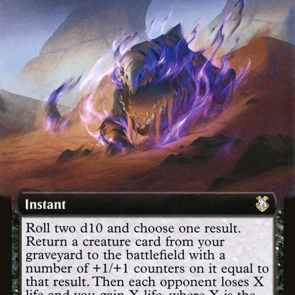 Grave Endeavor (Extended Art) [Forgotten Realms Commander]