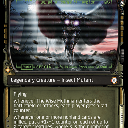 The Wise Mothman (Showcase) [Fallout] Surge Foil