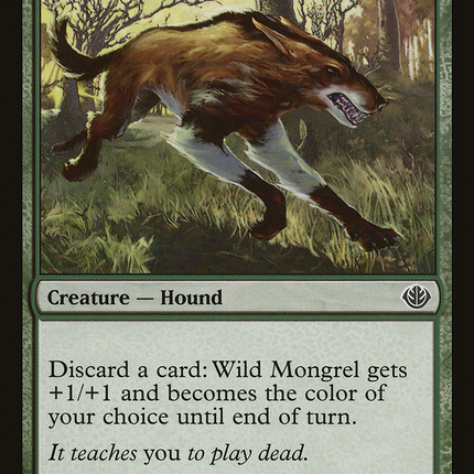 Wild Mongrel [Duel Decks: Garruk vs. Liliana]
