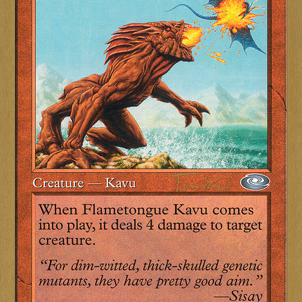 Flametongue Kavu [World Championship Decks 2001]