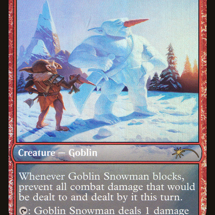 Goblin Snowman [Secret Lair Drop] Foil