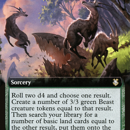 Wild Endeavor (Extended Art) [Forgotten Realms Commander]